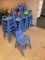 (35) Metal Frame Plastic Seat Child Chairs w/ Arms 13