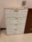 Metal 4-Drawer Horizontal File Cabinet w/ Lock but No Key 36