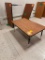 Lot of 2 Wood Grain Tables 30