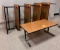 Lot of 6 Wood Grain Tables 30
