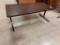 Lot of 2 Wood Grain Rectangular Tables 30