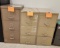Lot of 3 Metal 2-Drawer File Cabinets 18