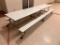 Folding Cafeteria Lunch Table on Wheels 71 1/2