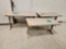 Lot of 3 Speckle Top Tables 24