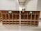 Lot of 2 Woodgrain Cubby/Coat Racks 60