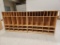 Lot of 2 Woodgrain Cubby/Coat Racks 60