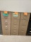 Lot of 3 Metal 4-Drawer File Cabinets 18