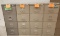 Lot of 4 Metal 4-Drawer File Cabinets 18