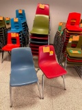 Lot of 30 Plastic Adult Guest Chairs 18