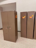 Lot of 3 Metal Storage Cabinets 36