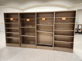 Lot of 4 Metal Bookcases 36