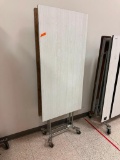 Folding Table on Wheels 60