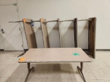 Lot of 6 Speckle Top Tables 30