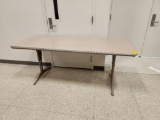 T-Leg Rectangular Table 72