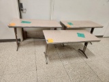Lot of 3 Speckle Top Tables 24