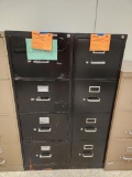 Lot of 2 Metal 4-Drawer File Cabinets 15