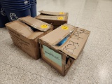 3 Boxes of Disposable CPE Blue Aprons - Appx. 300 Counts Total