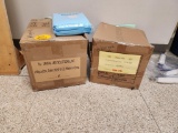 2 Boxes of Disposable CPE Blue Aprons - Appx. 300 Counts Total