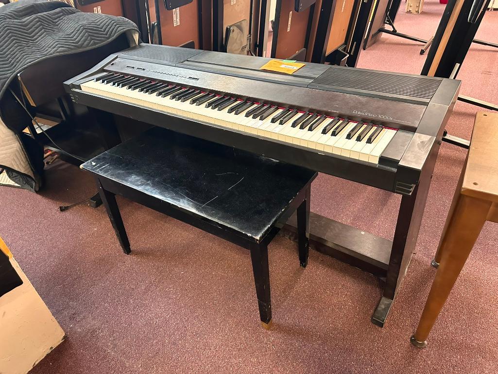 Roland Digital Piano Model HP3000S w/ Bench Proxibid