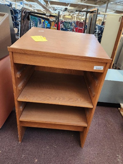 Podium w/ Lower Storage Shelves, 43in x 28in x 27in