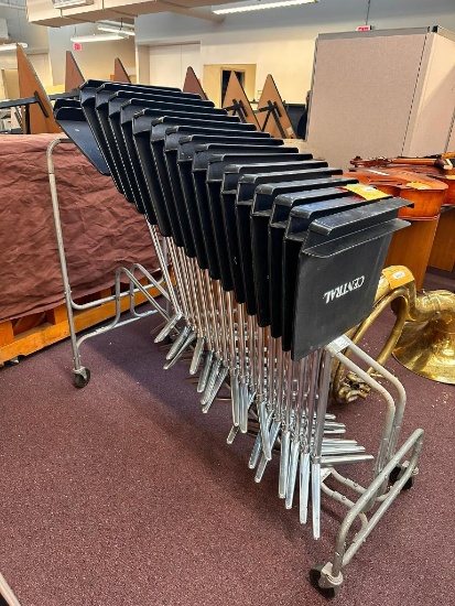 Wenger Corp. Music Stand Rack w/ 17 Music Stands