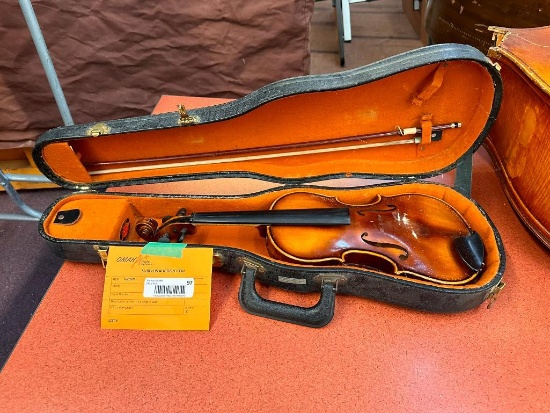 Albert Schroeter Violin, As-Is w/ Case