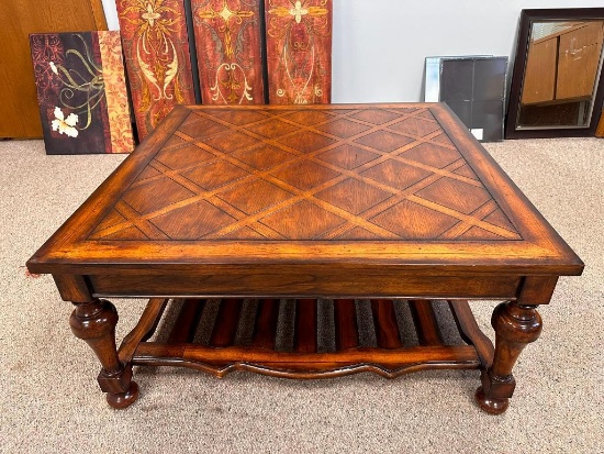 Large Oversized Coffee Table, Square