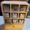 Pigeon Hole Mail Sorter & Metal Storage Boxes w/ Jewelries