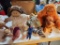 Group of Vintage Toy Stuffed Animals - Orangutan, Cabbage Patch Kids