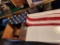 USA Flag & Wooden Box