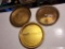 Lot of 3 Round Plates