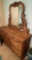 Oakwood Carved Oak Dresser w/ Mirror, Pick up at 64th pacific