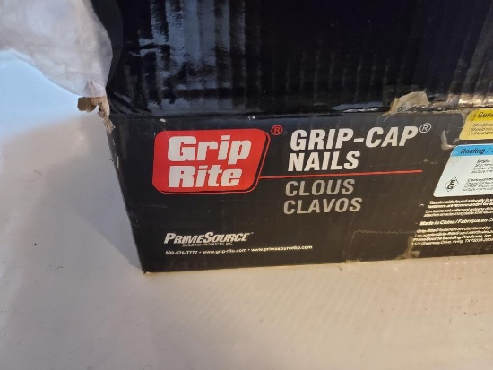 GripRite 1" Round Plastic Grip Cap Roofing Nails