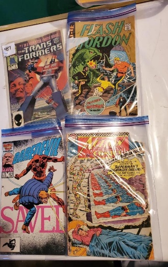 Lot of 4 Vintage DC Comic Books