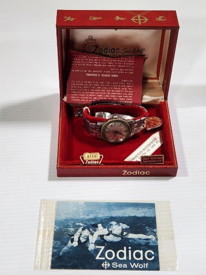 Vintage Zodiac Sea Wolf Automatic Watch
