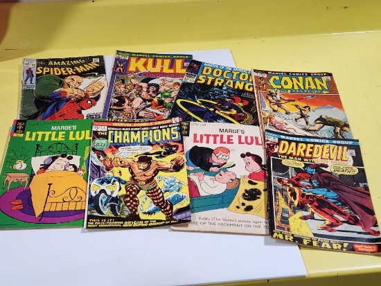 Lot of 8 Vintage Comic Books