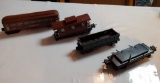 Lot of 4 Vintage Train Cars