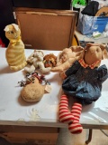 Group of Vintage Toy Stuffed Animals