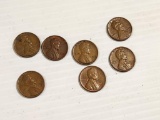 (7) 1930-1950s Lincoln Pennies