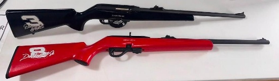 Matched Pair: Remington Model 597 Dale Earnhardt Sr. & Jr. .22 Cal LR w/ Logos