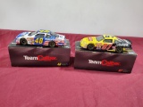 Lot of 2 NASCAR Diecast Cars; #97 Rubbermaid Kurt Busch & #48 Lowes Jimmie Johnson