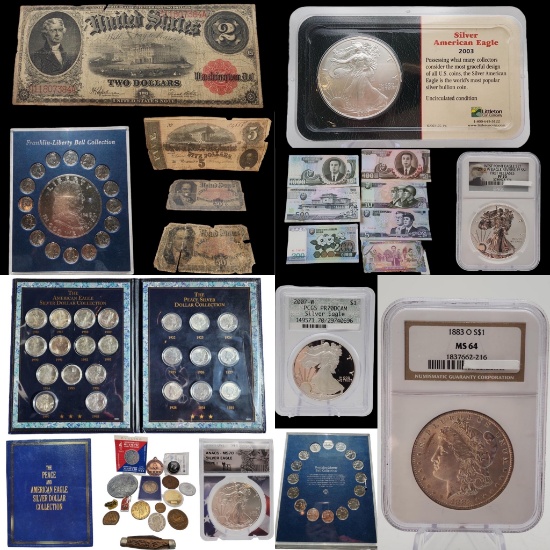 The Auction Mill Auction Catalog Coin Collector Coin & Currency Timed Auction Online Auctions
