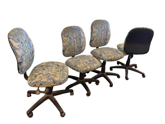 5 - Contemporary Office Chairs with Abstract Designed Padding