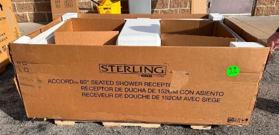 Sterling by Kohler, Accord 60in Seated Shower Receptor