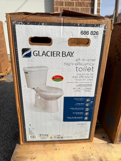 Glacier Bay All-In-One High-Efficiency Toilet, No. 686 826
