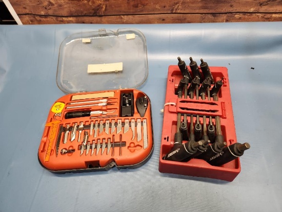2-Tool Sets, Husky T-Wrench Hex Driver Set, Hobby Craft Set w/ Knives and Blades