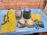 Welding Apron, Welding Helmets & Gloves, Knee Pads, Eye Protection and Goggles