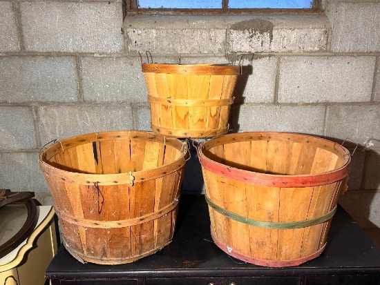 3 Bushel Baskets