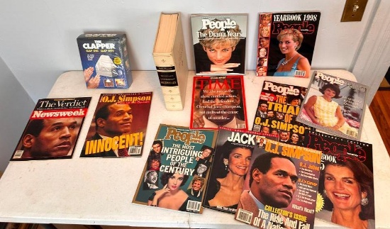 OJ Trial and Princess Diana Magazines