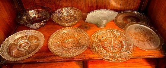 Vintage Relish Trays and Serving Pieces